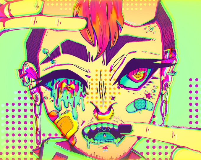 PICTURE PERFECT - 3" Holographic Vinyl Stickers