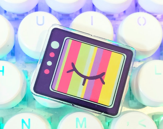 TV Dreams 1.25" Acrylic Pins