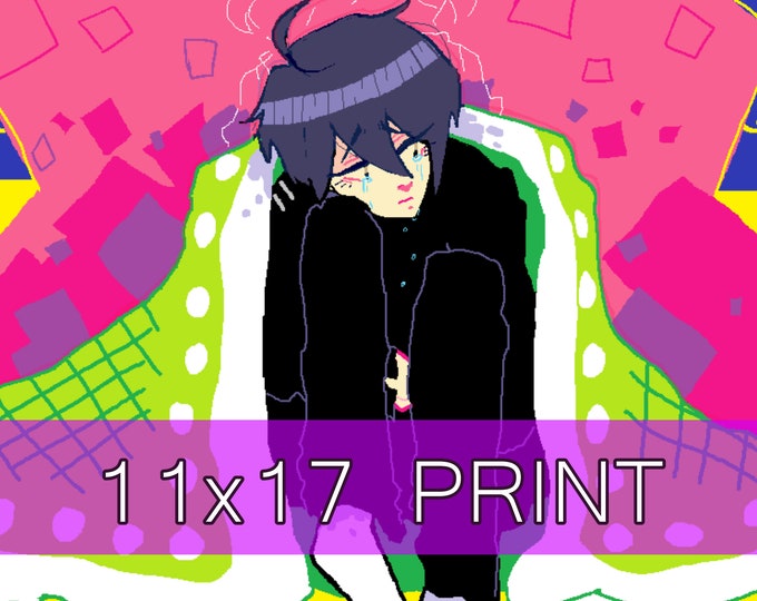 DANGANRONPA || Survivor's Guilt - Shuichi Saihara 11x17 Print