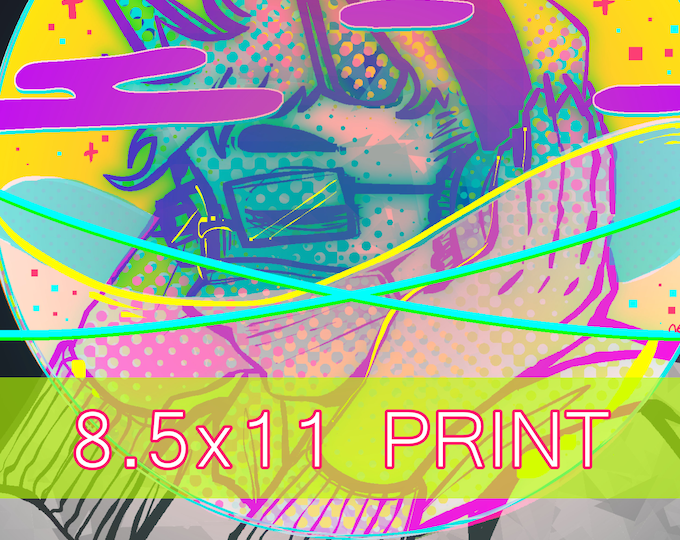 ORIGINAL || 'In Your Own World' 8.5x11 Original Print