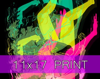 ORIGINAL || 'OUT of BODY' 11x17 Original Print