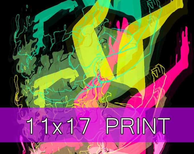 ORIGINAL || 'OUT of BODY' 11x17 Original Print