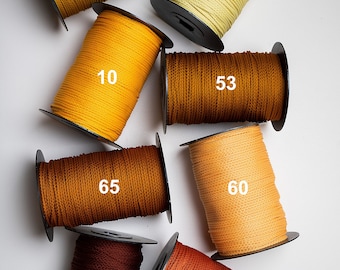 Macrame rope 3 mm: polyester, nylon, strong rope for crafts