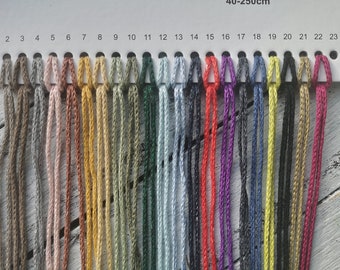 Cuerda de lino de 25 metros y 2 mm de grosor: trenzada, natural, para macramé.