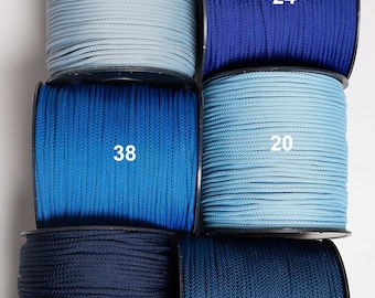 Macrame rope 6 mm: polyester, nylon, strong rope for crafts