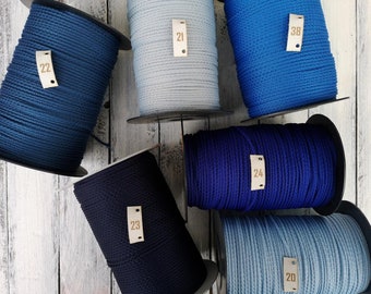 Cuerda de macramé de 3 mm: poliéster, nailon, cuerda resistente para manualidades.