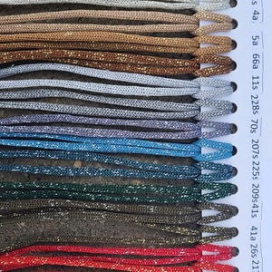 Cuerda de macramé Lurex SOFT de 3 mm: poliéster, nailon, cuerda suave pero resistente para ganchillo y manualidades.