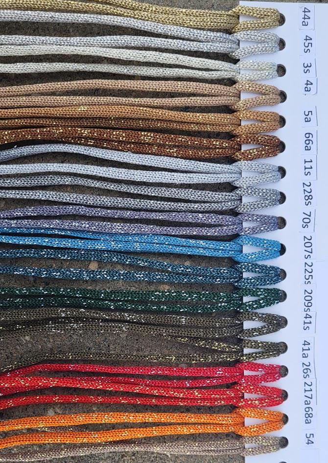 Cordino Uncinetto Braidy Lurex 250gr | Cotone Riciclato Con Filo Lurex | Per Borse E Accessori Fai Da Te