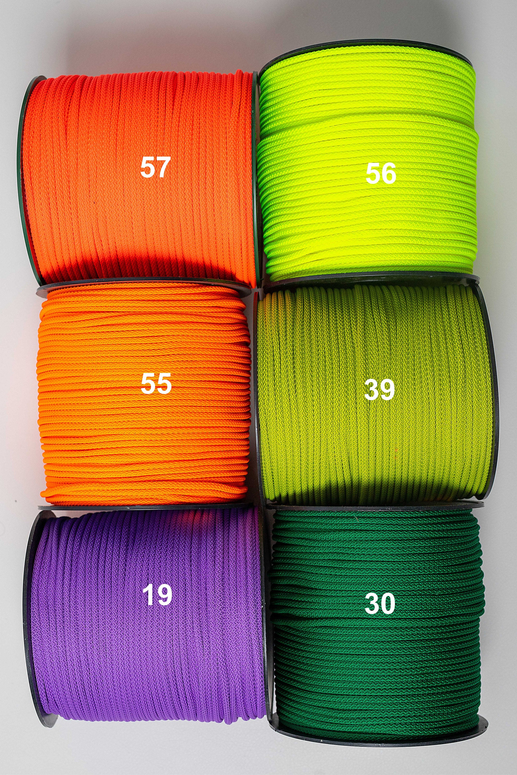 8mm Bonnie Cord 50 Yards 5 Dazzling Colors Craft Cord for Macrame,  Knitting, Crocheting, Weaving, Knotting Crafts, and More 