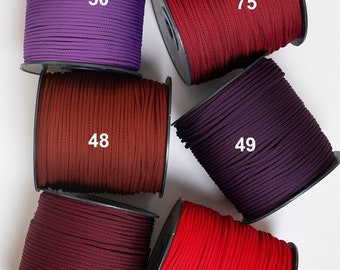 Cuerda macrame 6 mm: poliéster, nylon, cuerda fuerte para manualidades