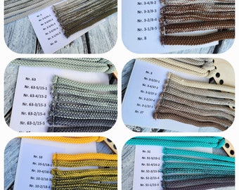 Ombre SET Macrame rope 6 mm: polyester, nylon, strong rope for crafts
