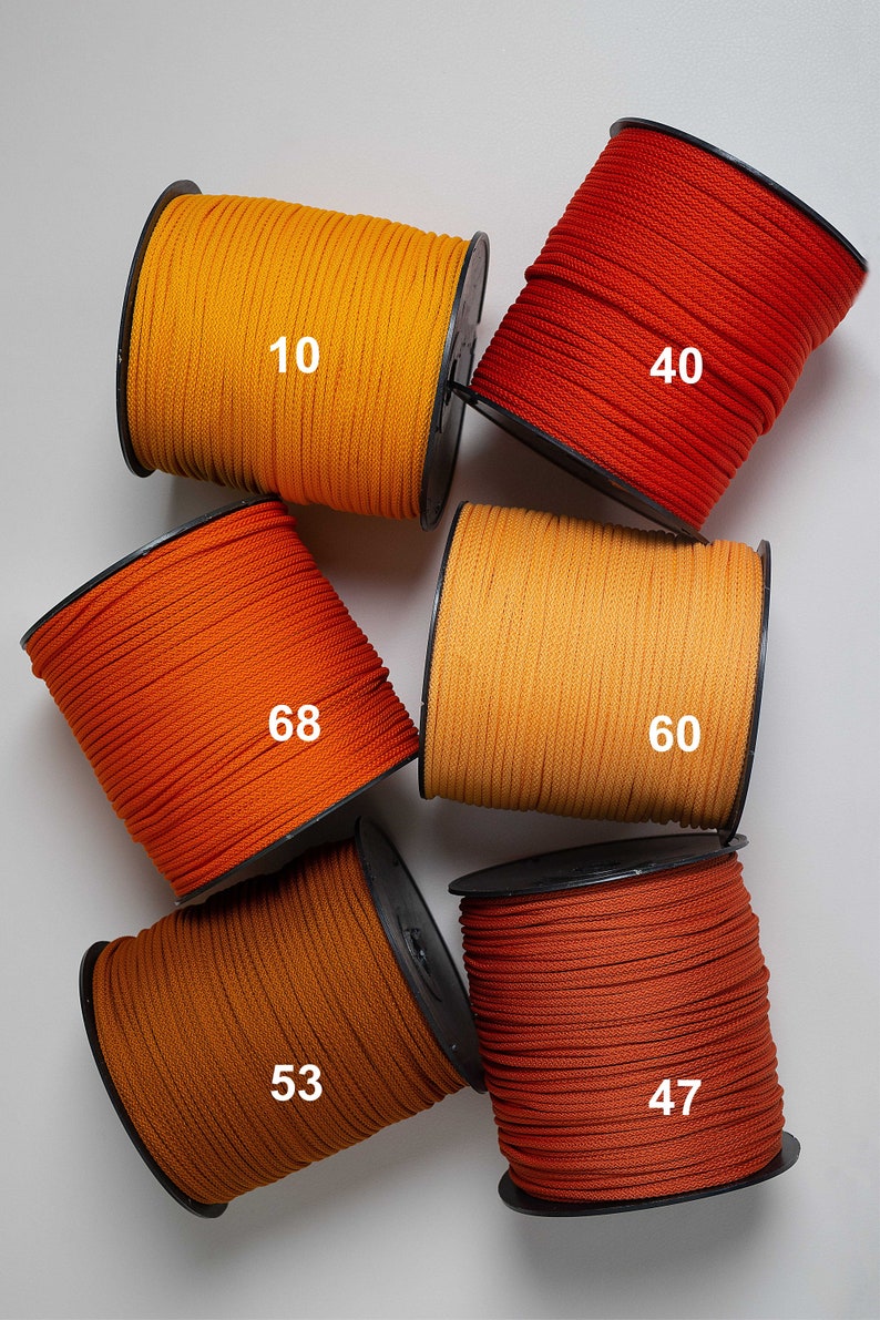 Cuerda macrame 6 mm: poliéster, nylon, cuerda fuerte para manualidades imagen 3