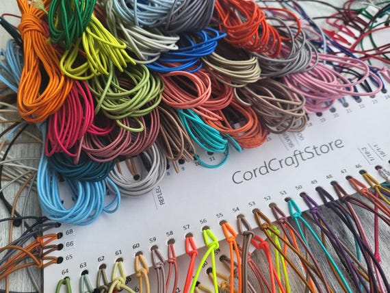 2mm Elastic Cord – Round Stretch Cord for Bracelets & Jewelry Making – Beading String, DIY Craft Cord, Soft Durable Elastic by the Meter