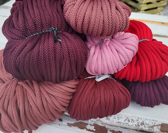6 mm/365meters/ Macrame Rope Bundle #15: Mixed Colors, Various Cord Lengths