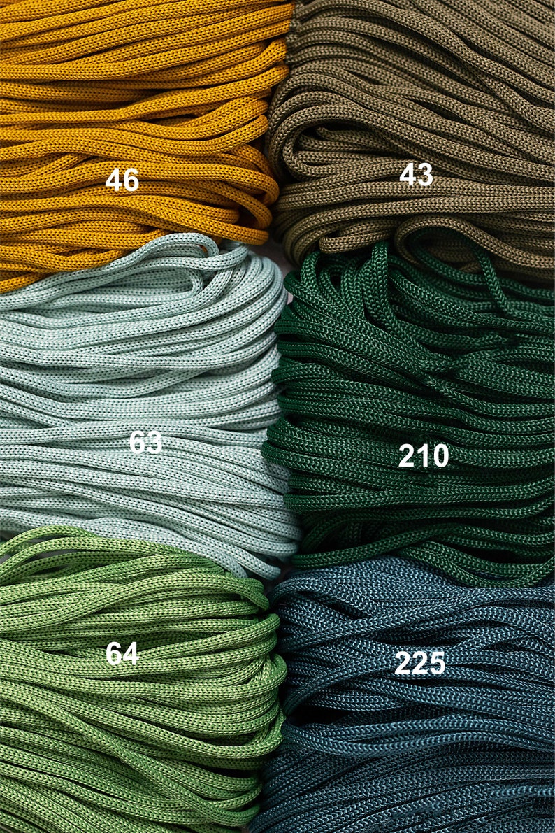 Macrame SOFT rope 4 mm: polyester, nylon, soft but strong rope for crocheting and crafts image 5