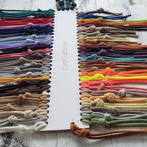 Corda Macramê SOFT de 3 mm: poliéster, nylon, corda macia, porém resistente, para crochê e artesanato.