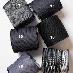Makramérep 6 mm: polyester, nylon, starkt rep för hantverk