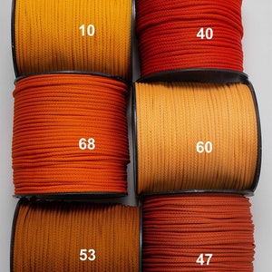 Macrame rope 6 mm: polyester, nylon, strong rope for crafts