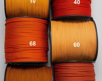 Macrame rope 6 mm: polyester, nylon, strong rope for crafts