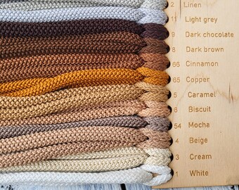 Macrame rope 6 mm: polyester, nylon, strong rope for crafts