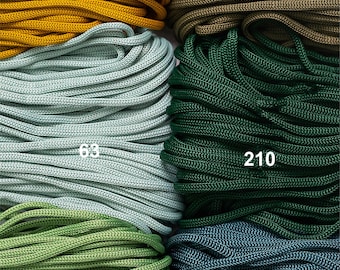 Makramee SOFT Seil 3 mm: Polyester, Nylon, weiches aber starkes Seil zum Häkeln und Basteln