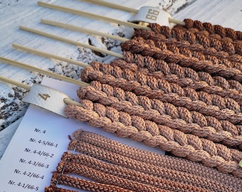 Macrame rope 6 mm: polyester, nylon, strong rope for crafts