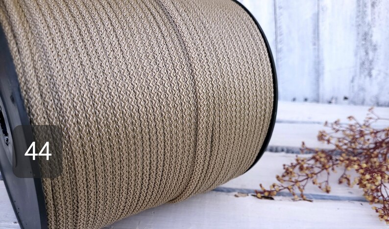 Macrame rope 6 mm: polyester, nylon, strong rope for crafts zdjęcie 9