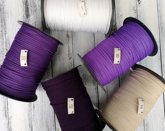 Cuerda de macramé de 3 mm: poliéster, nailon, cuerda resistente para manualidades.