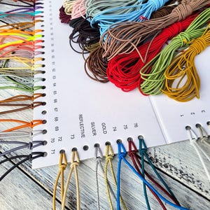 Cordino elastico da 2 mm – Cordino elastico rotondo per braccialetti e creazione di gioielli – Filo per perline, cordino per lavori fai da te, elastico morbido e resistente al metro