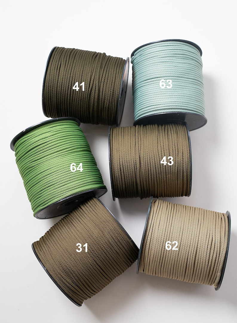 Cuerda macrame 6 mm: poliéster, nylon, cuerda fuerte para manualidades imagen 3