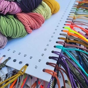 2mm Elastic Cord – Round Stretch Cord for Bracelets & Jewelry Making – Beading String, DIY Craft Cord, Soft Durable Elastic by the Meter image 19