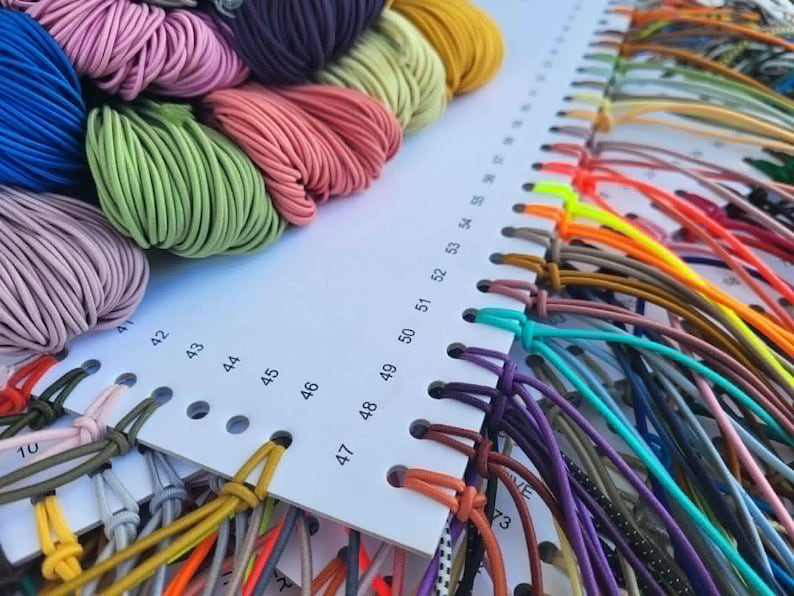 2mm Elastic Cord – Round Stretch Cord for Bracelets & Jewelry Making – Beading String, DIY Craft Cord, Soft Durable Elastic by the Meter image 19