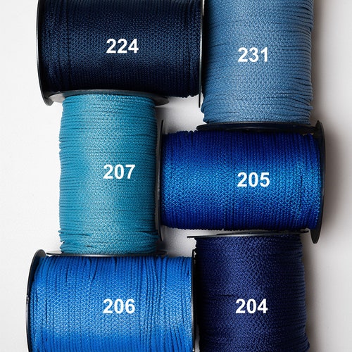 Shiny Macrame Rope 3 Mm: Polyester Nylon Strong Rope for - Etsy
