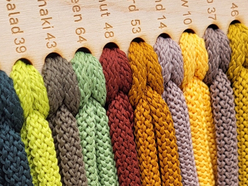 Macrame rope 6 mm: polyester, nylon, strong rope for crafts zdjęcie 5