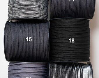 Cuerda macrame 6 mm: poliéster, nylon, cuerda fuerte para manualidades