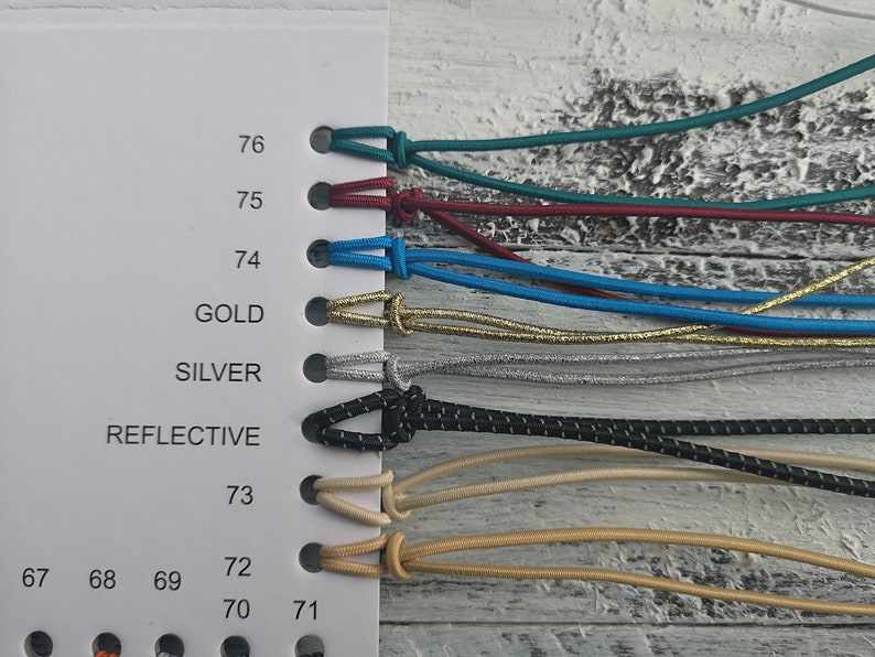 Cordino elastico tondo da 2 mm corda elastica e elastica immagine 7