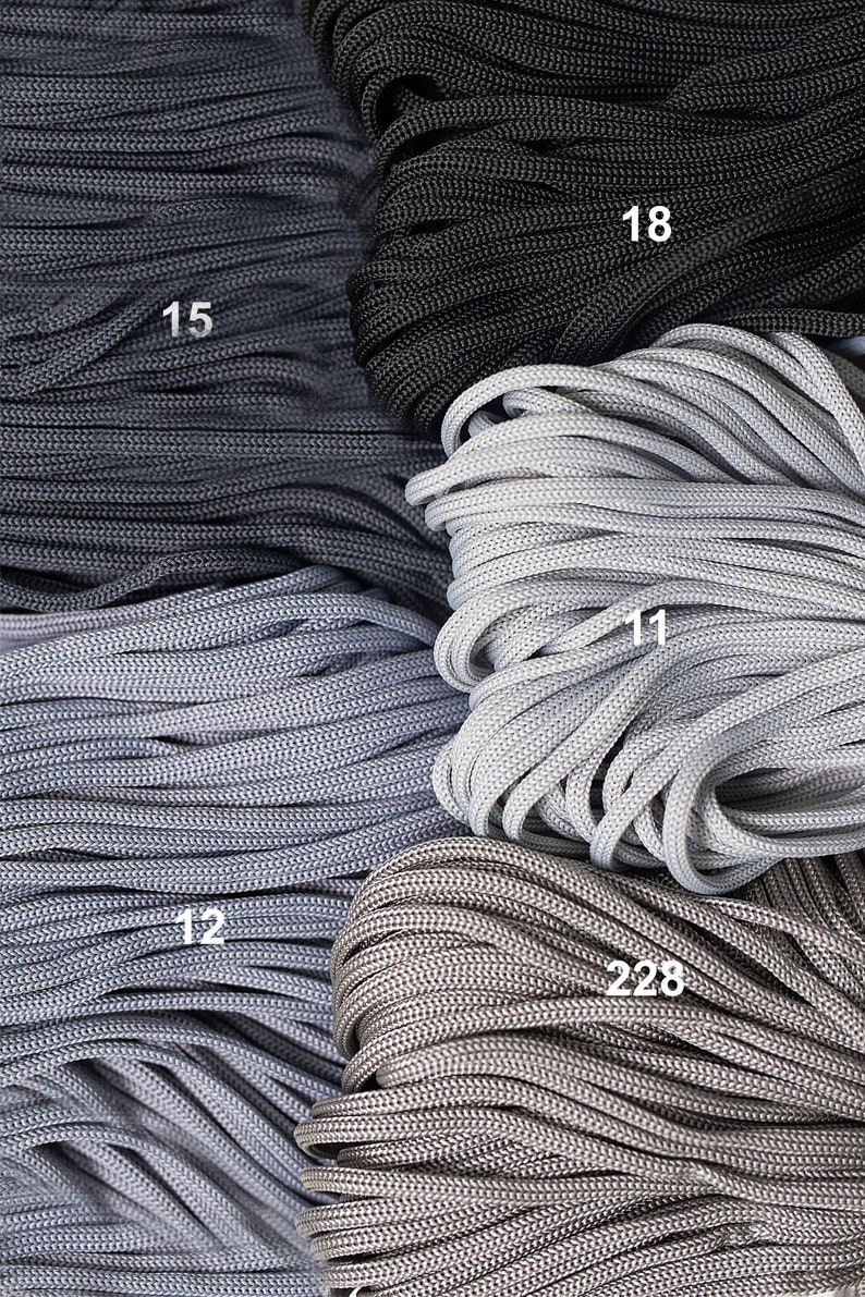 Macrame SOFT rope 4 mm: polyester, nylon, soft but strong rope for crocheting and crafts image 7