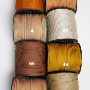 Macrame rope 6 mm: polyester, nylon, strong rope for crafts