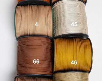 Macrame rope 6 mm: polyester, nylon, strong rope for crafts