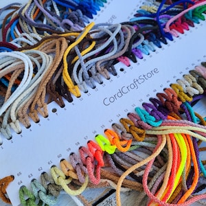 Makramee Seil 3 mm: Polyester, Nylon, starkes Seil für das Basteln