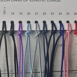 Cordino elastico tondo da 2 mm corda elastica e elastica immagine 3
