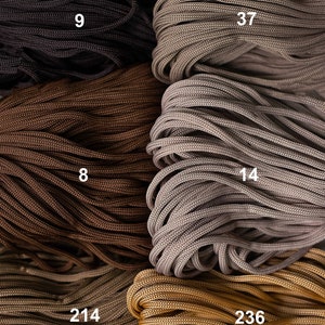 Macrame SOFT rope 4 mm: polyester, nylon, soft but strong rope for crocheting and crafts image 6