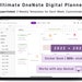 Digital Planner OneNote 2022 2023, HYPERLINK One Note Planner Android - iPad - Windows - PC - MacBook - Surface pro, Computer Planner