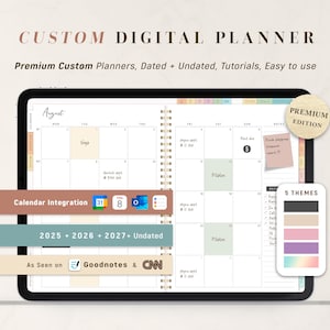 Digital Planner, Goodnotes Planner, Daily Planner, Weekly Planner, Notability Planner | 2025 2026 2027 & Undated