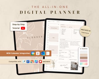 PREMIUM Custom Digital Planner | 2026 2027 & Undated