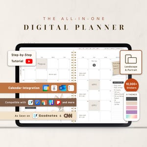 PREMIUM Custom Digital Planner | 2026 2027 & Undated