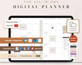 PREMIUM Custom Digital Planner | 2026 2027 & Undated