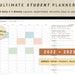 Student Digital Planner 2022 2023, GoodNotes Planner, DATED Academic Planner, Notability Planner - iPad Planner School 