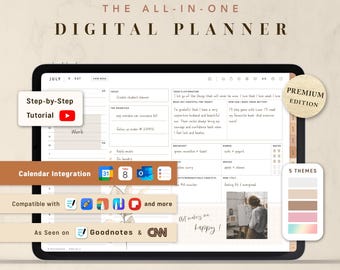 PREMIUM Custom Digital Planner | 2026 2027 & Undated