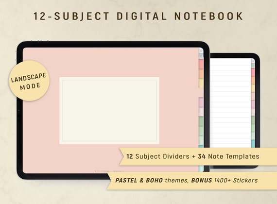 Cuadernos digitales para iPad, iPhone & Mac